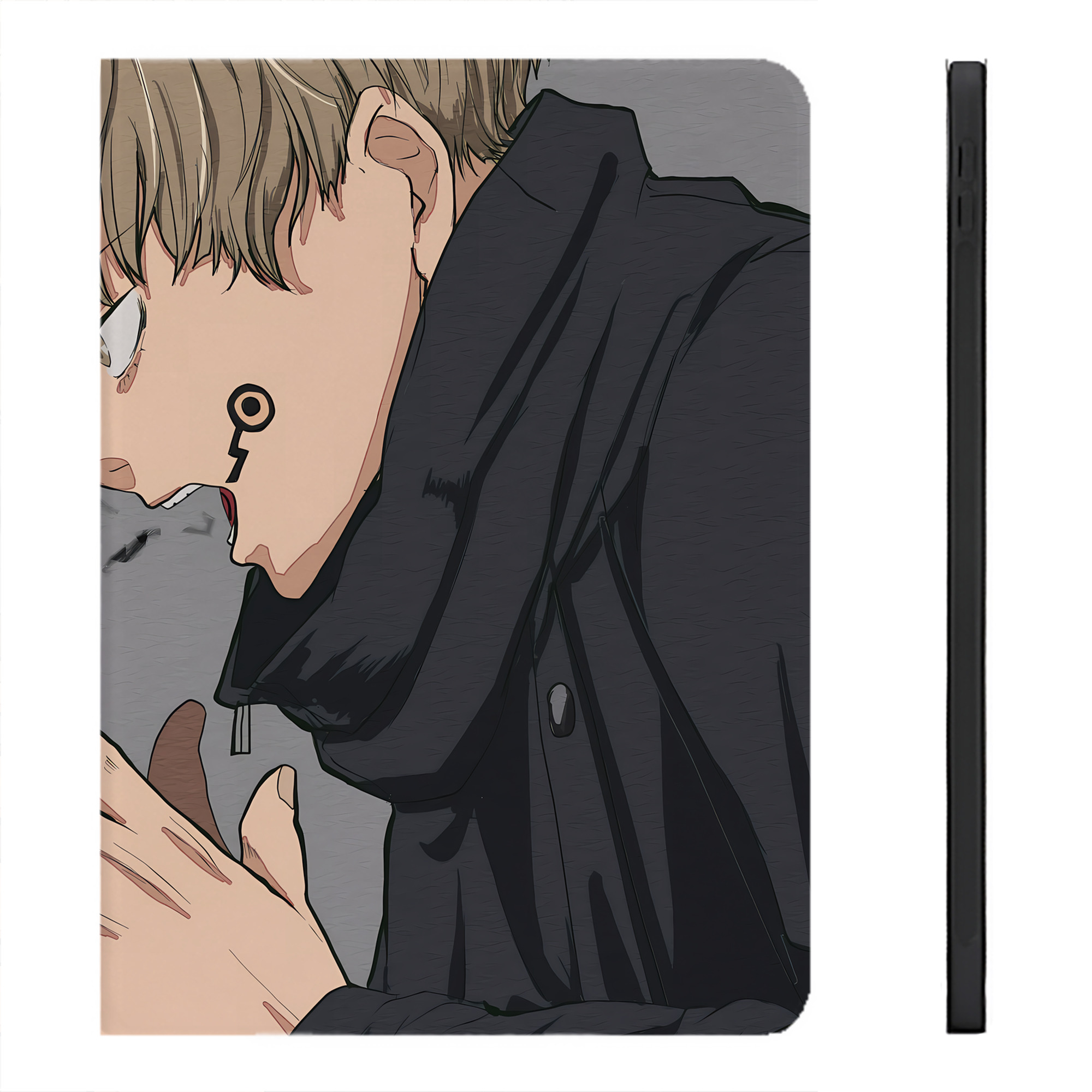 （画像用） 呪術廻戦 Jujutsu Kaisen IPadケース ペンホルダー付き ブックスタイルデザイン
